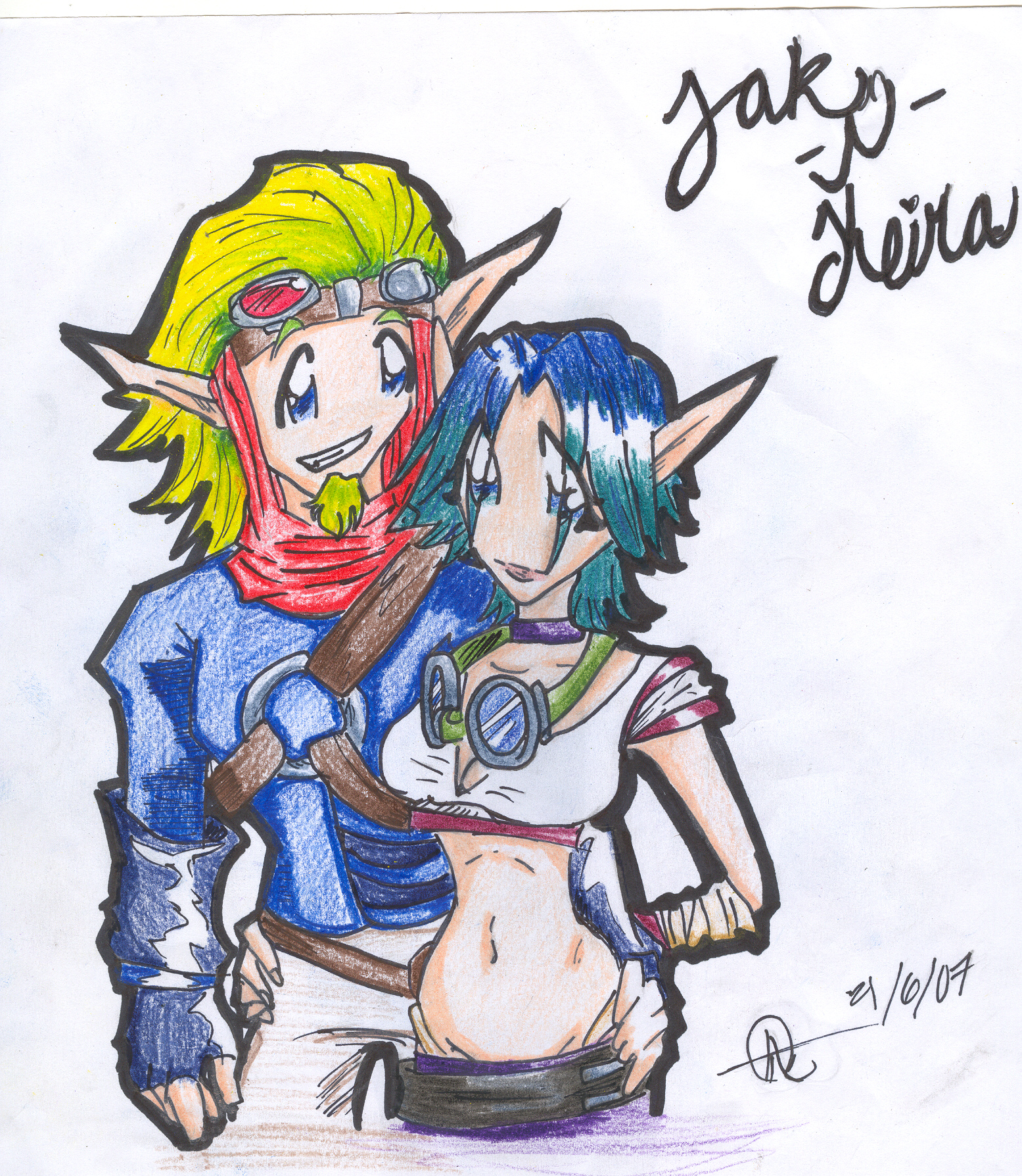 jak and keira by Gothik_Chick_29