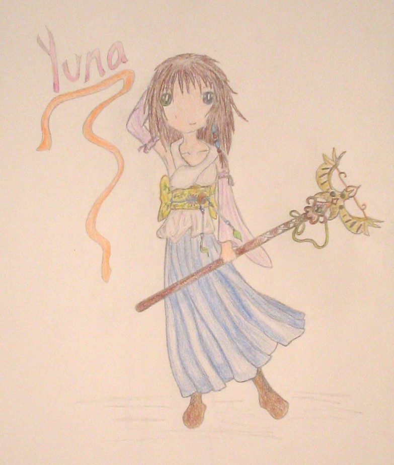 Yuna-Request for BlackPaint by GreenPaint