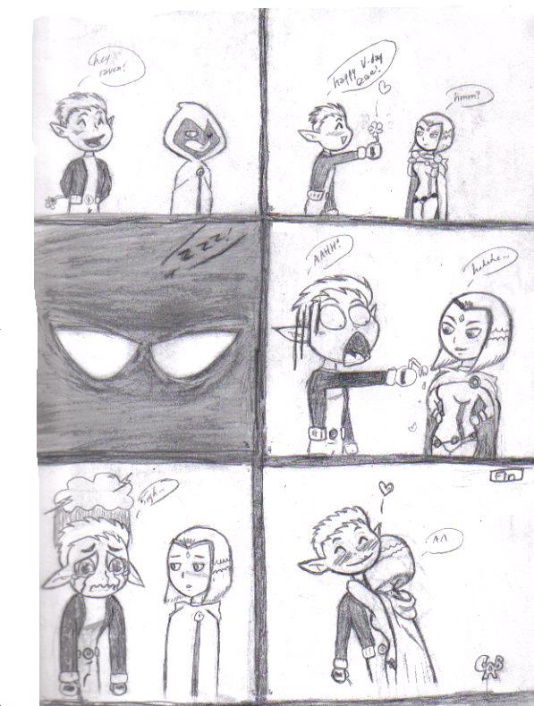Very late V-day comic BBxRae by Green_Empath01