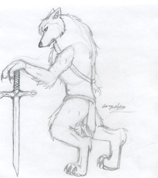 Wolf Sword by Greywolfen