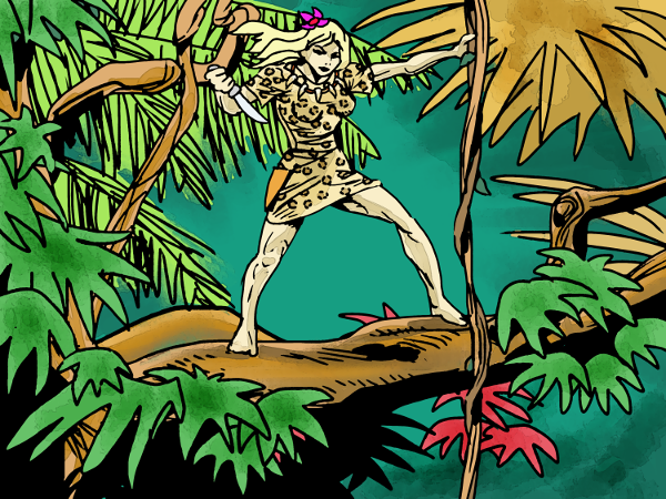Yuma the jungle girl (2) by Grok