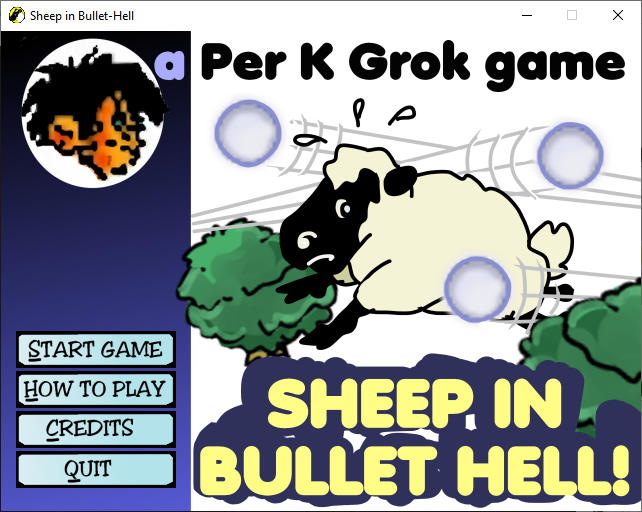 Sheeo in Bullet Hell by Grok