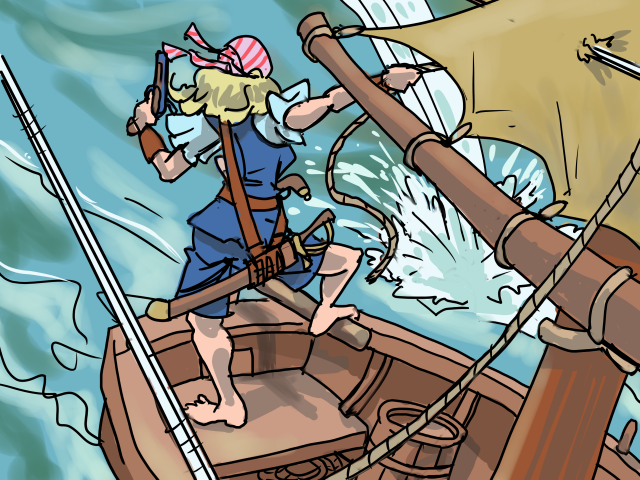 Pirategirl on the Run by Grok