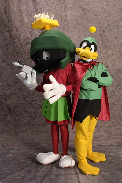 Duck Dodgers and Marvin the Martian Costume Duo by GrowlyBear