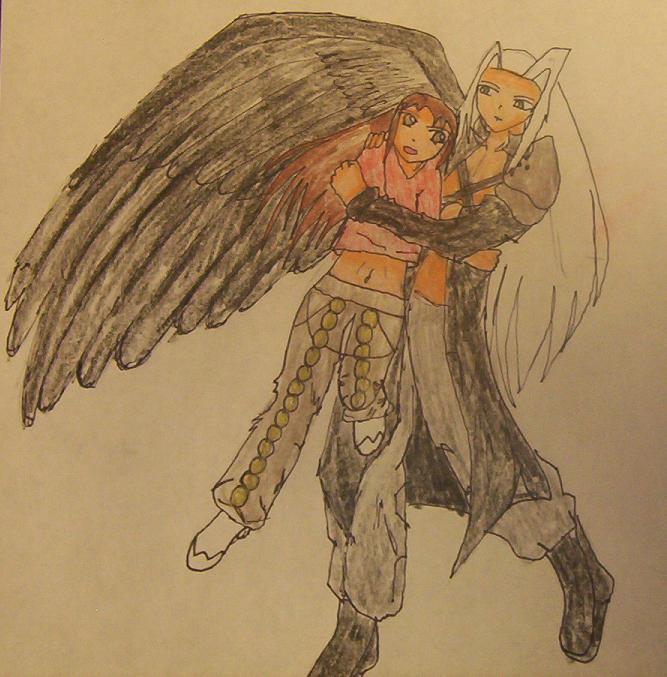 Chibi-sbg and Sephiroth by Guardian_angel