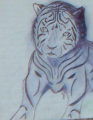Tiger in pen by Guardian_angel