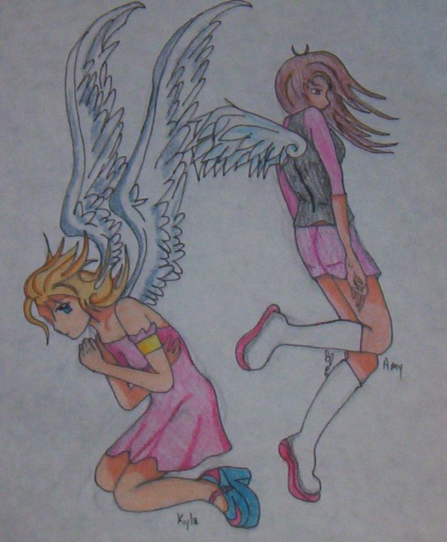 Angels Amy and Kyla by Guardian_angel