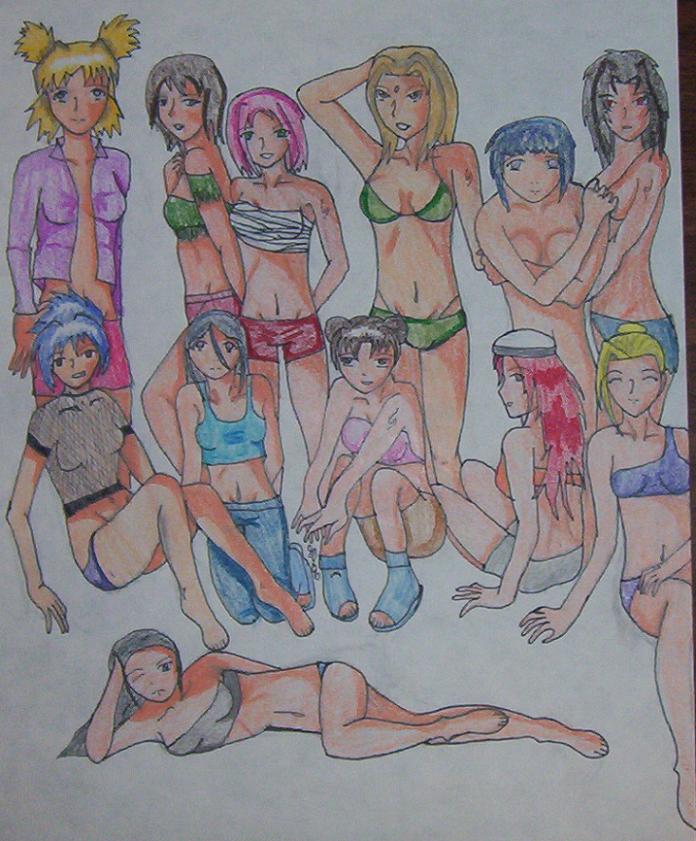 Girls of naruto by Guardian_angel