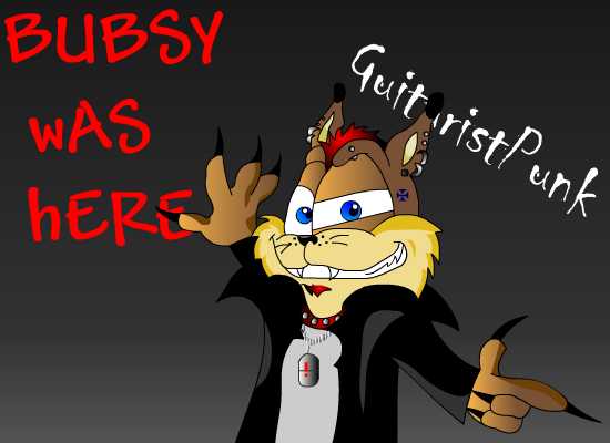 Bubsy was Here by GuitaristPunk