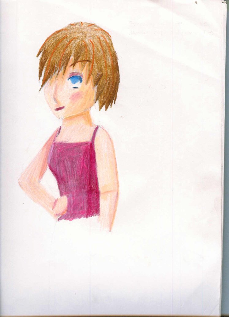 Girl Colored Pencils by gaaraluver87954