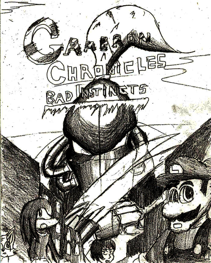 Gameron Chronicles comic book cover by gamefox120