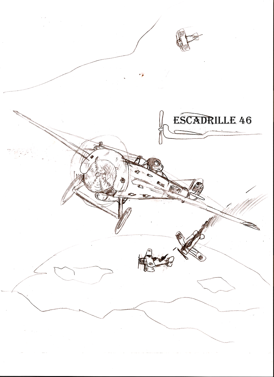 Escadrille 46 cover idea by gamefox120