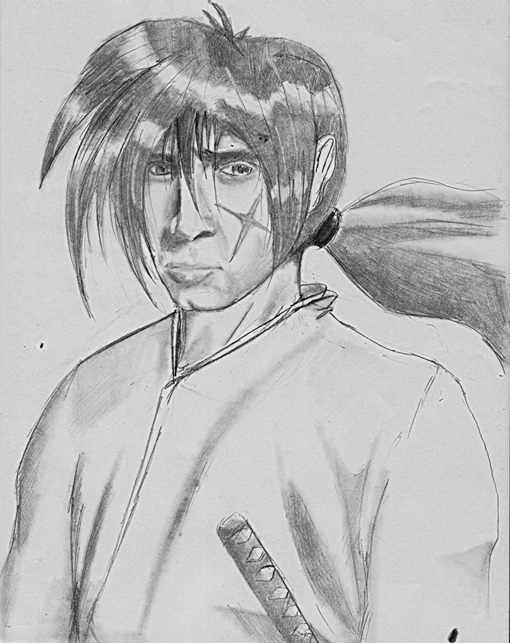 Nicolas Cage as Kenshin by gamefox120