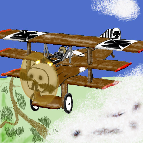 The Fokker Dr.1 by gamefox120