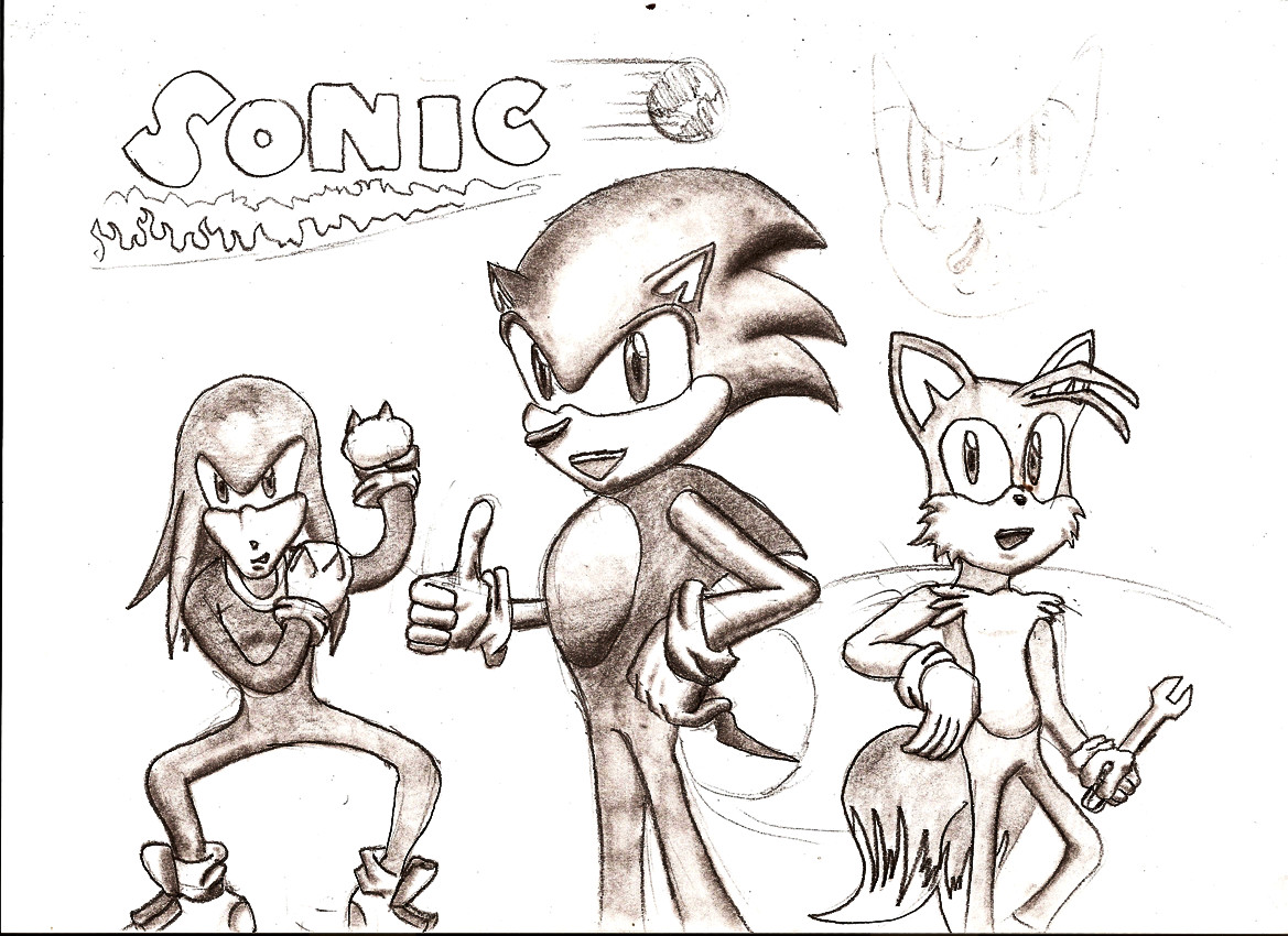 Sonic and freinds by gamefox120