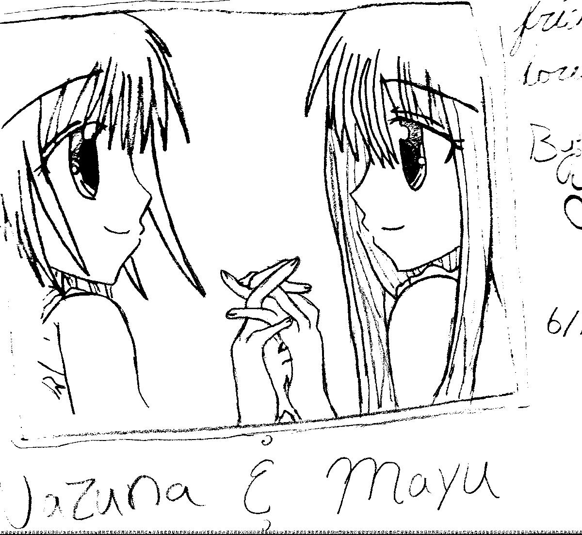 mayu and nazuna by gamergirl2