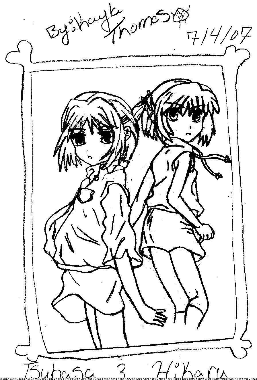 tsubasa and hikaru! by gamergirl2