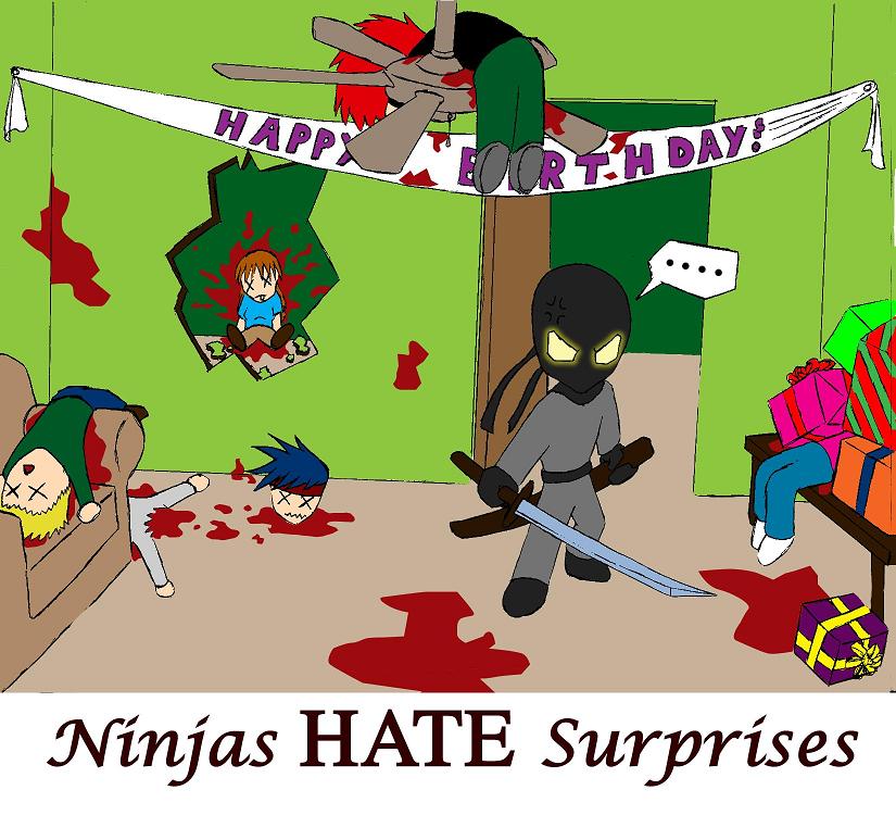 Ninjas HATE Surprises by genesis_project