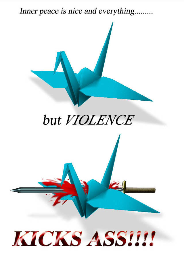Violence kicks ass by genesis_project