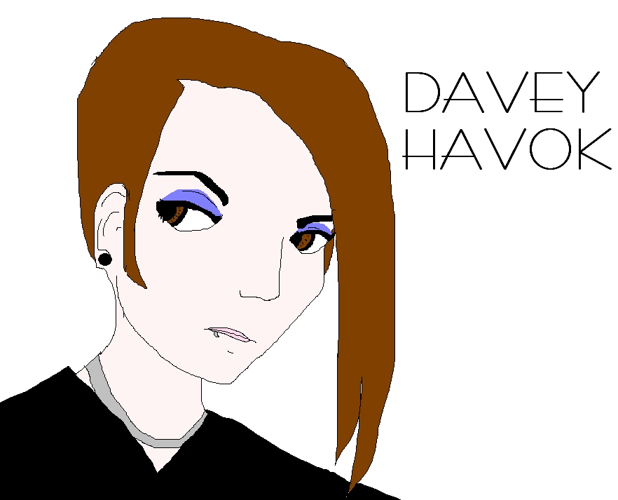 Davey Havok--Paint by gerard_frankie_lvr