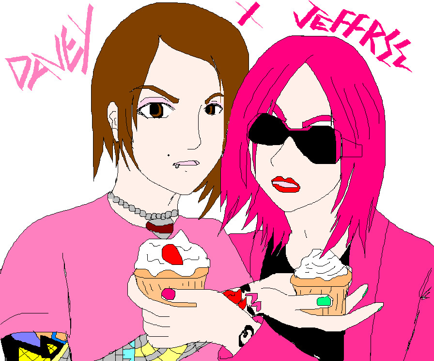 Davey and Jeffree with CUPCAKES!!! by gerard_frankie_lvr