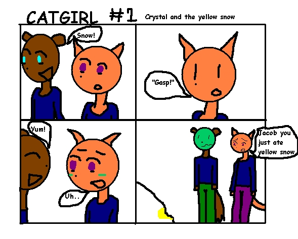 Catgirl Comic by gerbil226