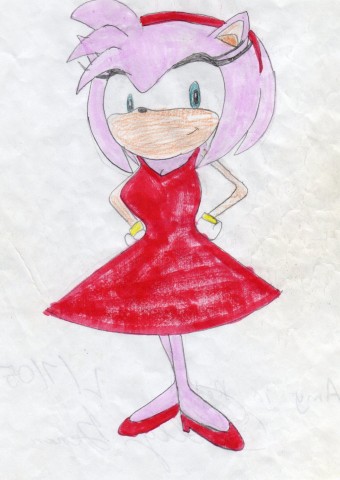 Amy Rose in Red by germanname