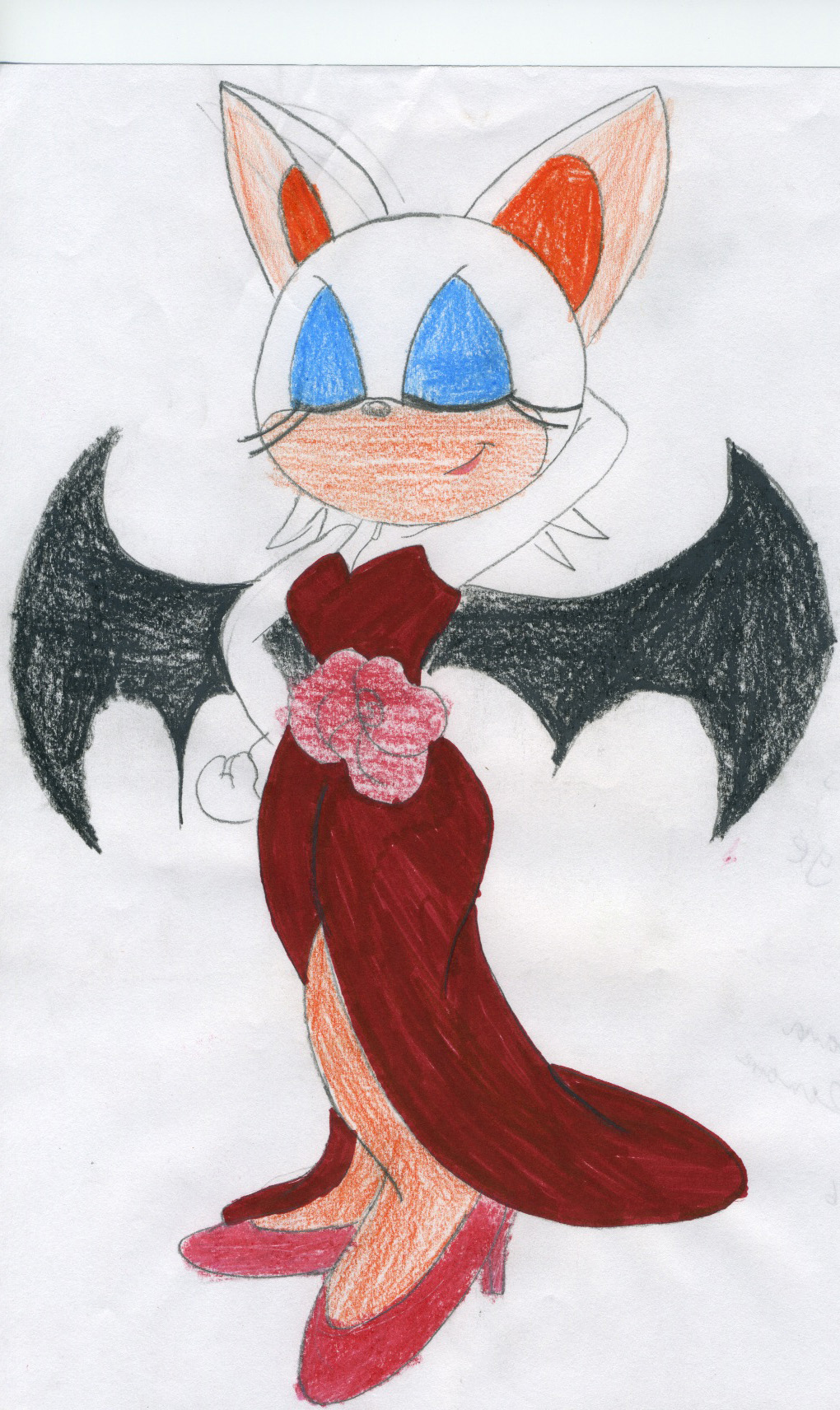 Rouge in Amy's Dress by germanname