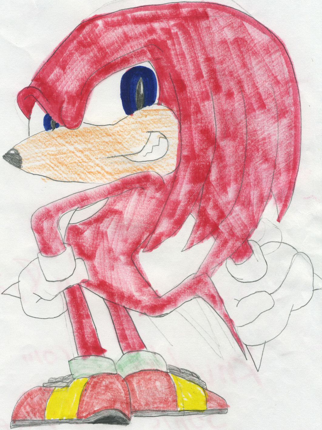 Knuckles will show how tough he his  by germanname