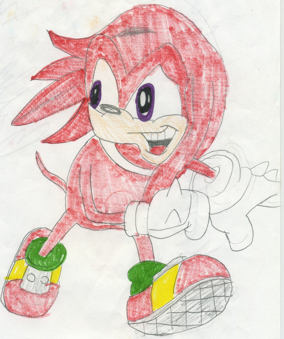 Knuckles in a Happier Mood by germanname
