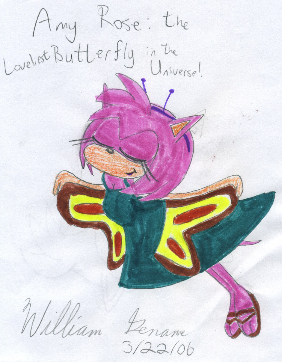 Amy as a Butterfly by germanname
