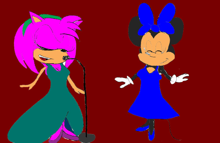 Amy Singing, Minnie Dancing by germanname