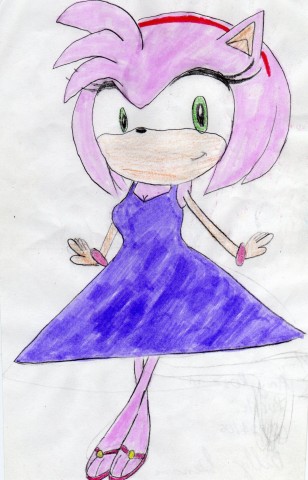 Amy looks sexy in Purple! by germanname