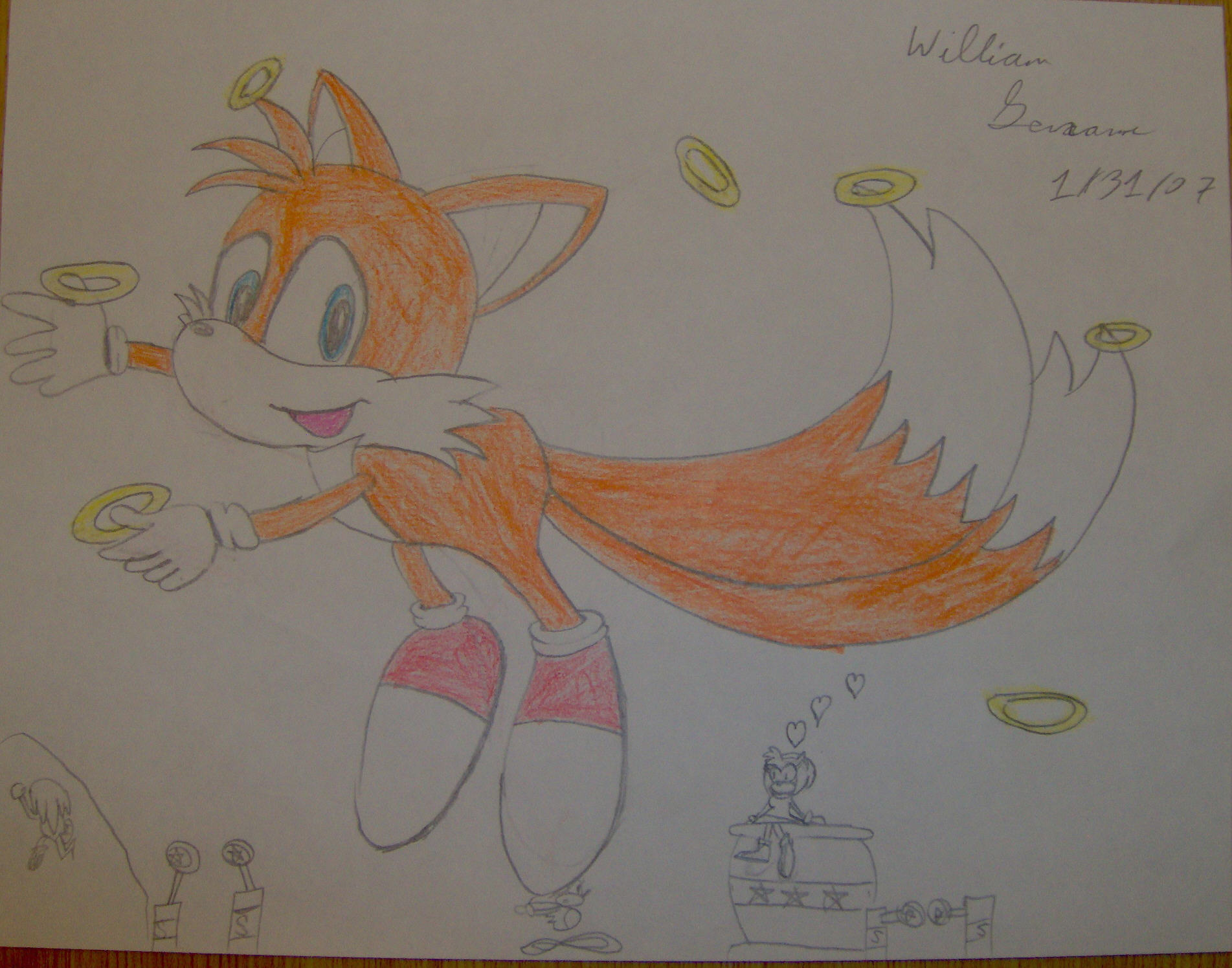 Tails from Sonic X DVD Cover by germanname