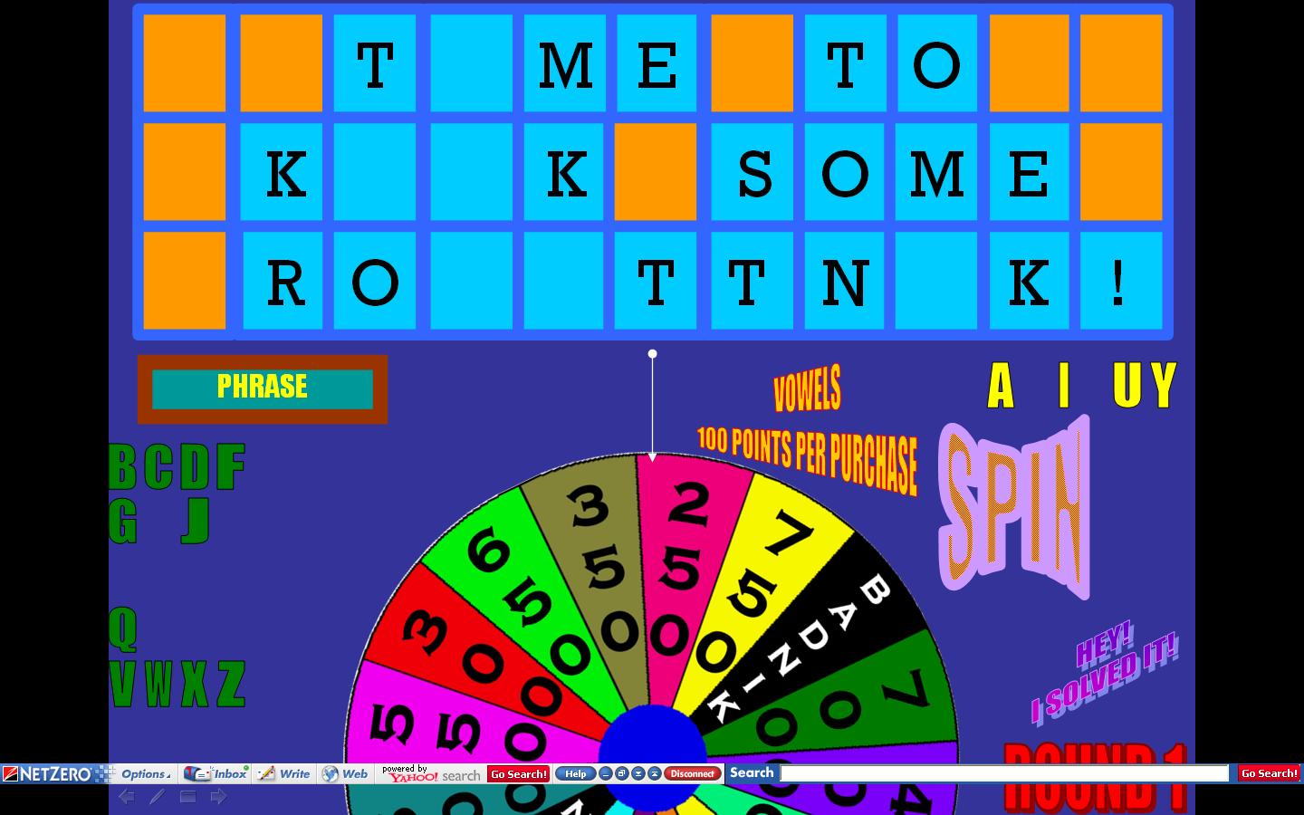 Wheel of Fortune Sonic Style by germanname