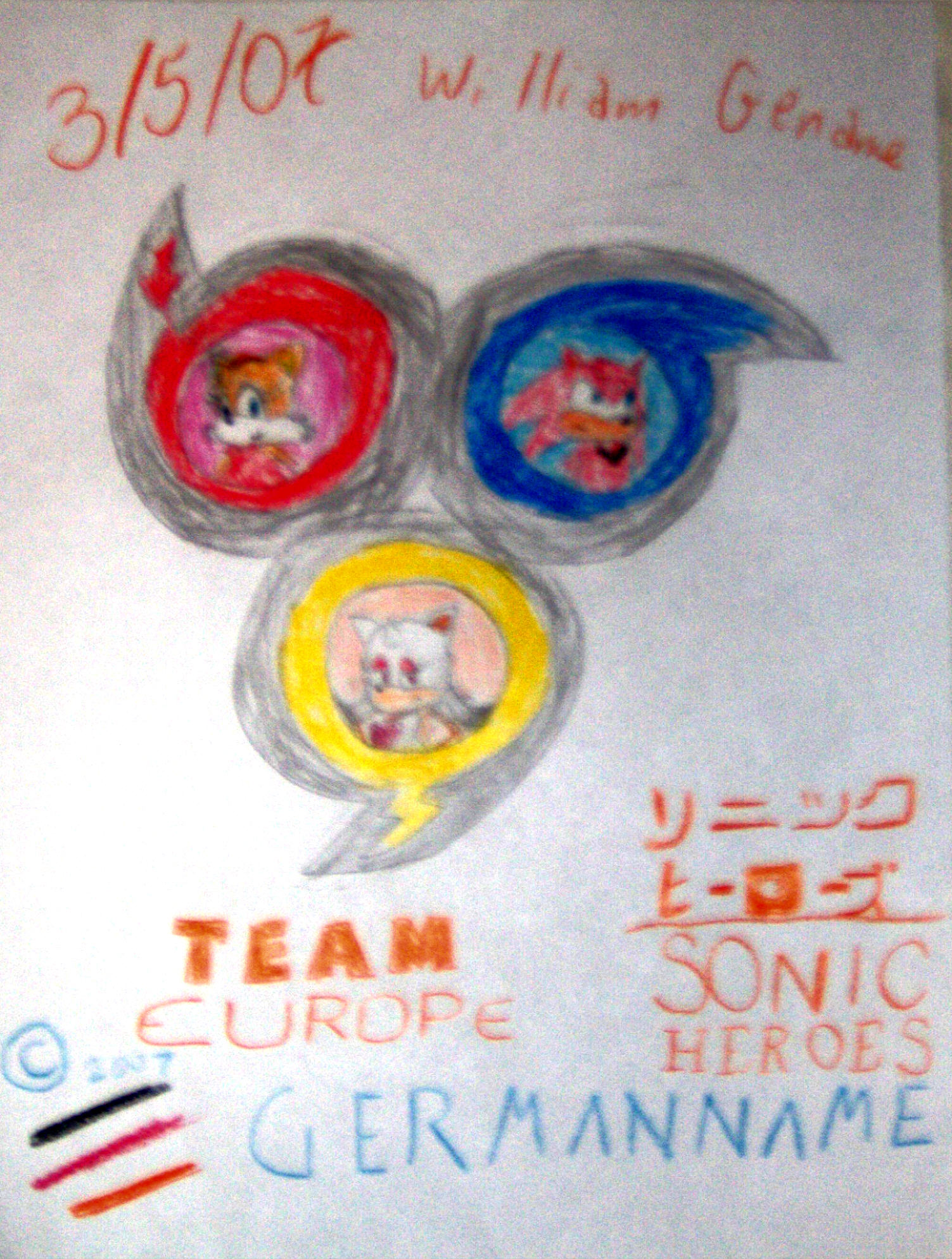 Sonic Heroes Team Europe by germanname