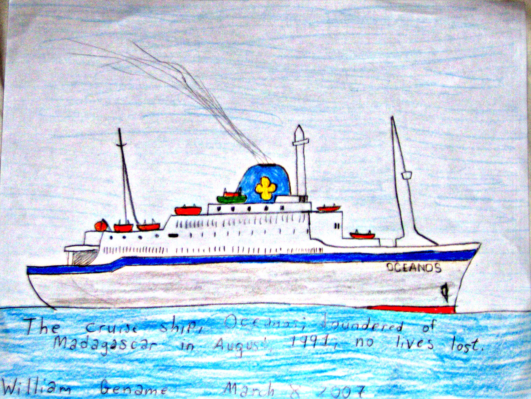 Oceanos Cruise Ship by germanname