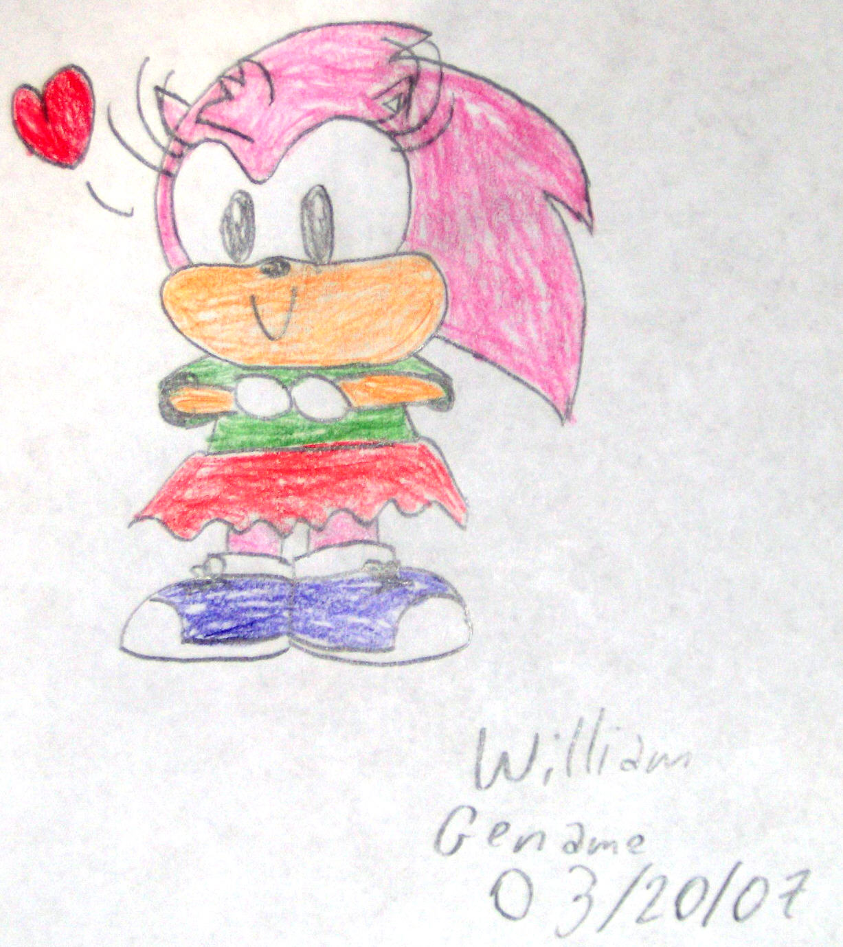 Chibi Old Skool Amy by germanname