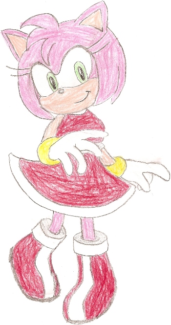 Amy from the Sonic 2006 game by germanname