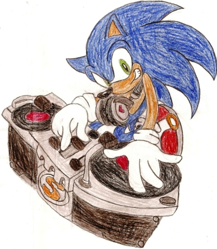 Sonic the DJ by germanname