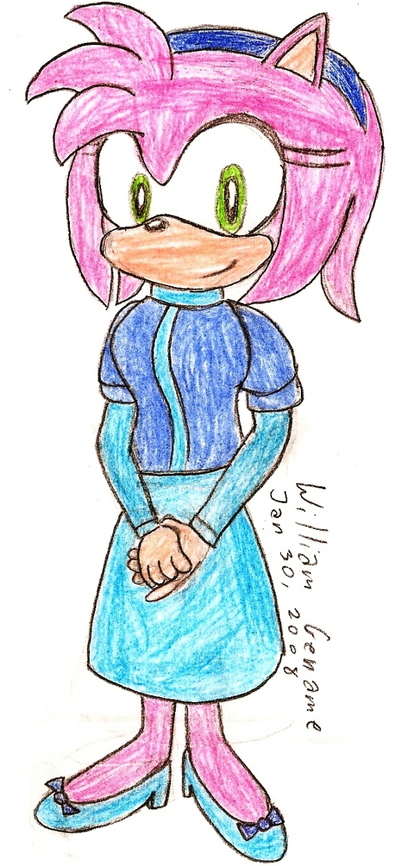 Amy in Maria's Outfit by germanname