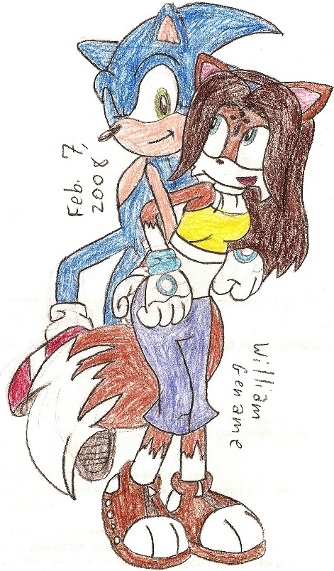 Sonic and Emi by germanname