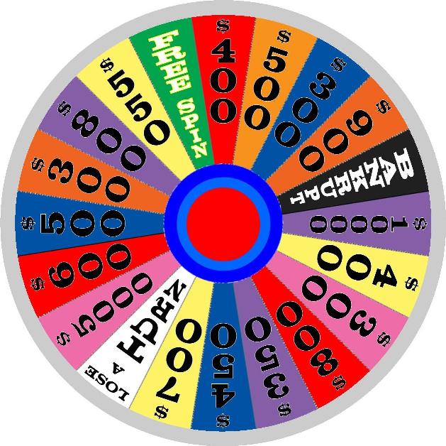 WOF Live Play Wheel by germanname
