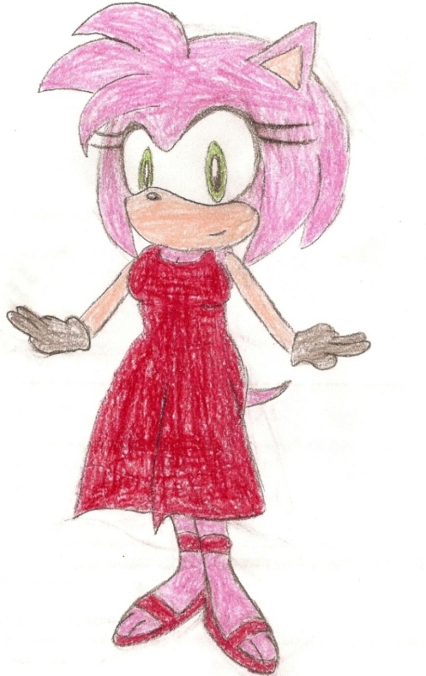 Amy in a Flashy Dress by germanname