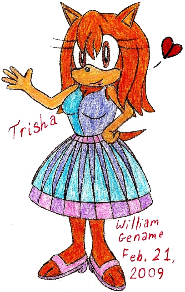 Trisha Hedgehog's Formal Dress by germanname