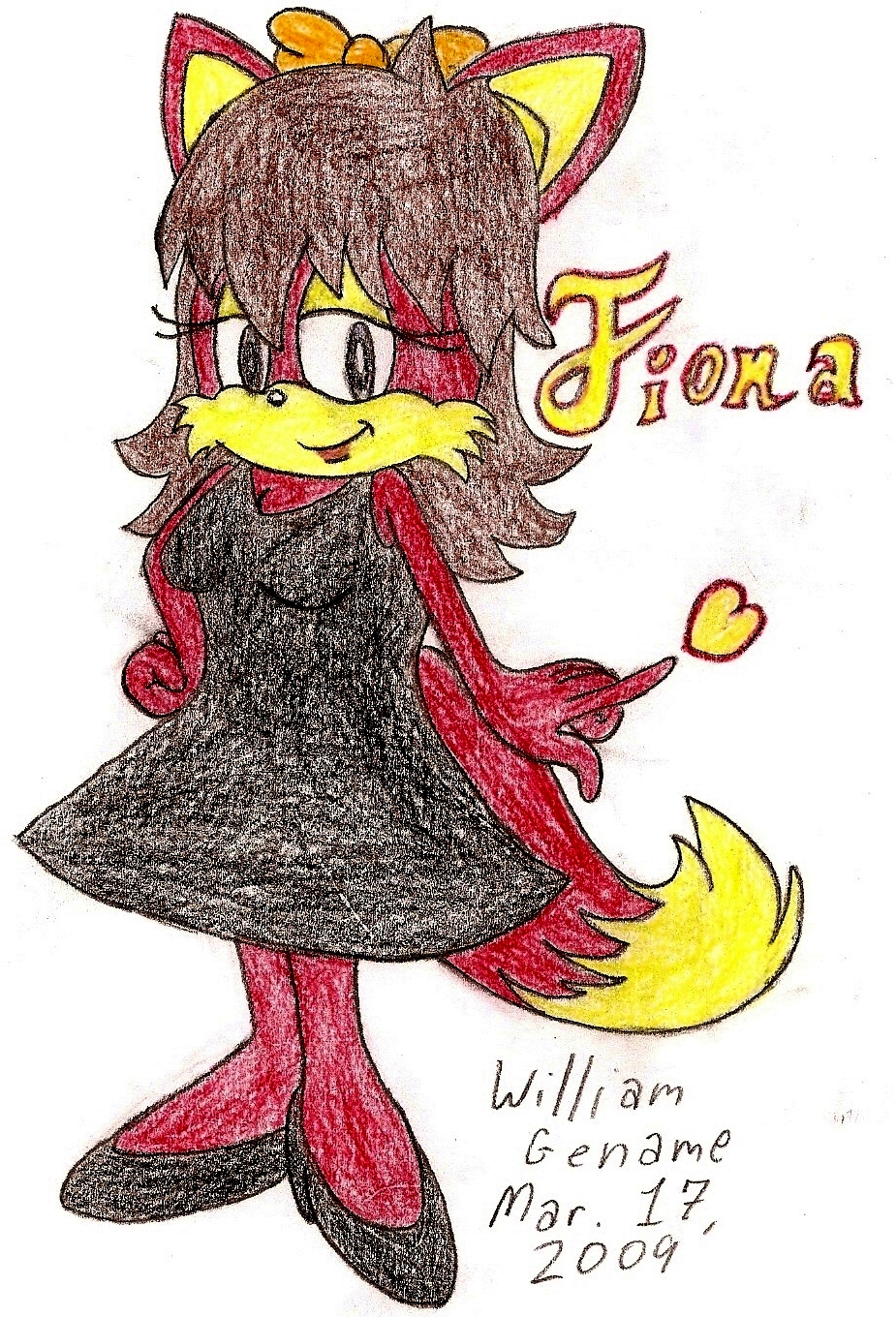 Fiona Fox in Black by germanname