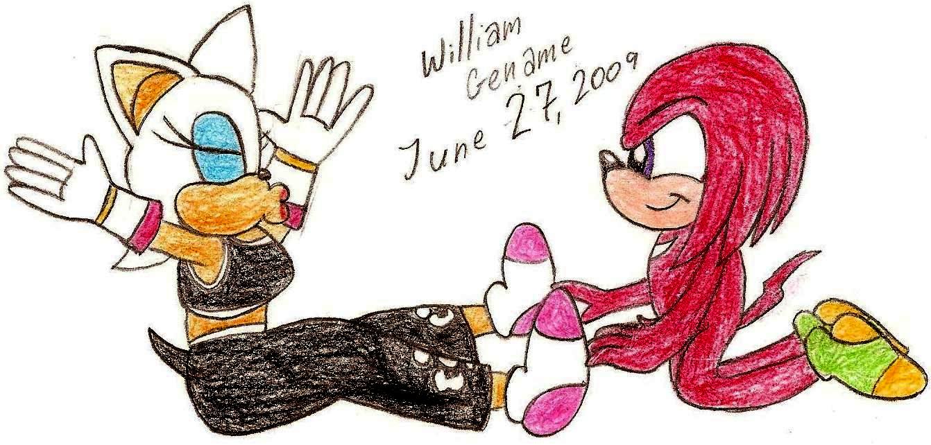 Knuckles Gets His Rouvenge by germanname