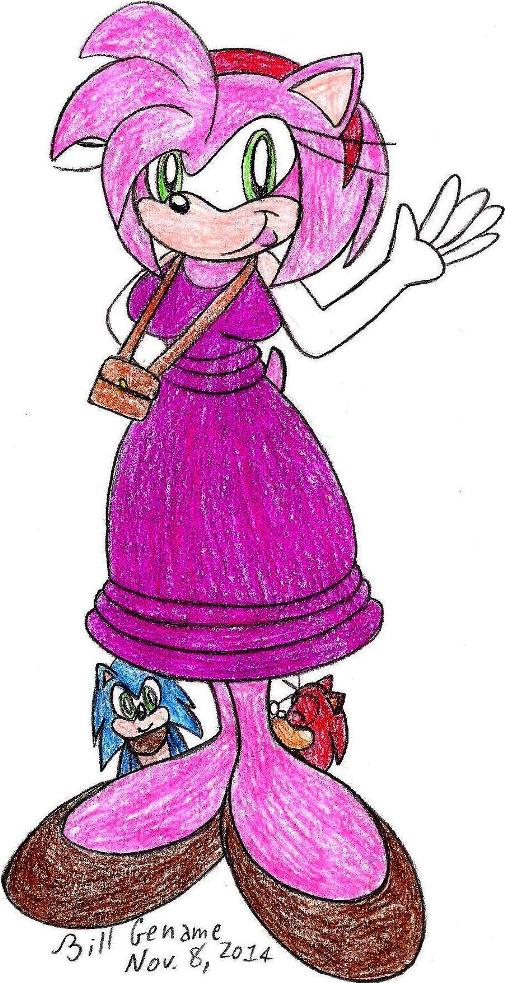 Sonic Boom: Amy's Got a Brand New Dress! by germanname