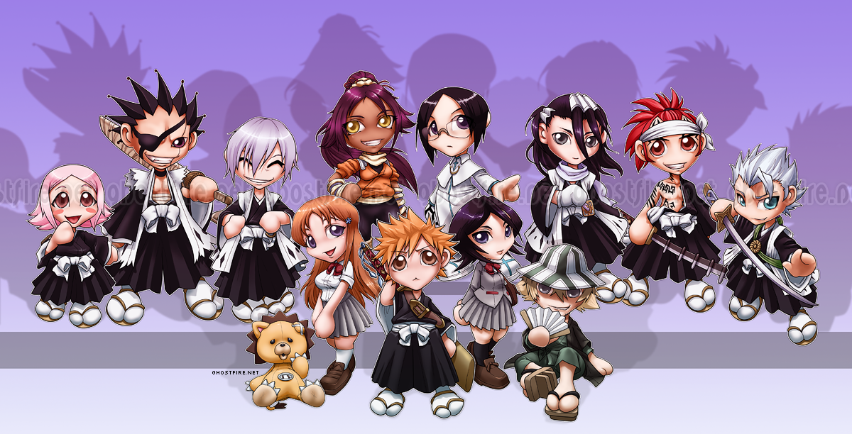 Bleach Chibis by ghostfire