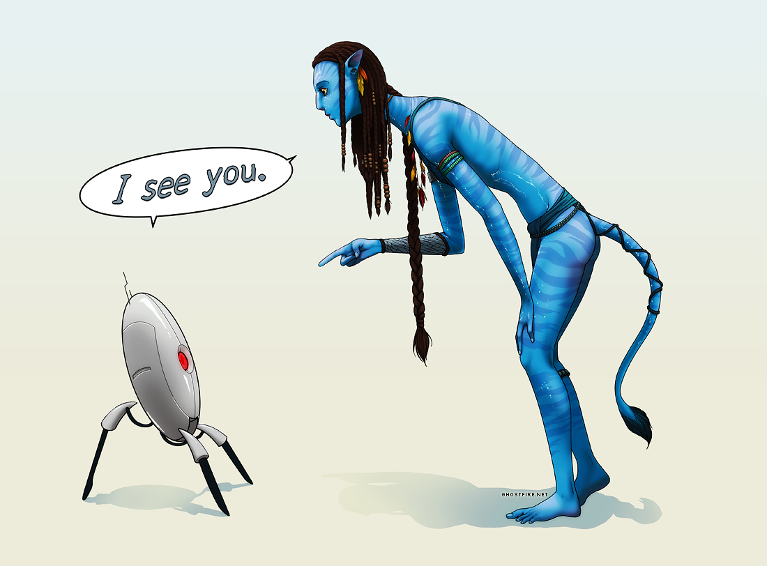I See You 2: Avatar + Portal by ghostfire